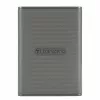 Жёсткий диск внешний  TRANSCEND 4.0TB Portable SSD ESD360C Gray, USB-A/C 3.2  (77x55.7x9.6mm, 41g, R/W:2000/2000MB/s, MIL-STD-810G)