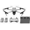 Дрон  DJI (963895) Air 3 Fly More Combo - Portable Drone DJI RC-N2, 48MP photo, 4K 100fps / FHD 200fps camera with gimbal, max. 6000m height / 75.6 kmph speed, flight time 46min, Battery 4241 mAh, 720g (3 batteries, 6 pairs propellers, charging hub, bag)