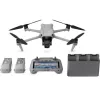 Drona  DJI (964731) DJI Air 3 Fly More Combo + Controller 5.5" - Portable Drone DJI RC2 5.5", 48MP photo, 4K 100fps / FHD 200fps camera with gimbal, max. 6000m height / 75.6 kmph speed, flight time 46min, Battery 4241 mAh, 720g (3 batteries, 6 pairs propellers