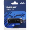 USB flash drive  PATRIOT 64GB USB3.2 Xporter 3 Black, Portable and light weight (Read 80 MByte/s) 