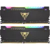 RAM  VIPER (by Patriot) 64GB (Kit of 2x32GB) RGB DDR4-3200 STEEL Performance RGB Sync, Dual-Channel Kit, PC25600, CL18, 1.35V, Custom Design Aluminum HeatShiled, 5 Customizable Lightning Zones, Intel XMP 2.0 Support, Black w/ Golden Viper Logo