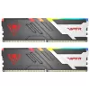 RAM  VIPER (by Patriot) 64GB (Kit of 2x32GB) RGB DDR5-5600 VENOM DDR5 (Dual Channel Kit)  PC5-44800, CL40, 1.35V, Aluminum heat spreader with unique design, XMP 3.0/EXPO Overclocking Support, On-Die ECC, Thermal sensor, Matte Black with Red Viper logo