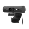 Web camera  LOGITECH BRIO 500 FULL HD WEBCAM 1080p, autofocus, auto light correction, dFoV: 90°/78°/65°, 4MP, Glass lens, stereo mic, USB-C, GRAPHITE