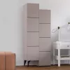 Dulap înalt Mocco MLAND Stair multipurpose cabinet - light mocha 156x37.4x62.2