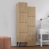 Пенал  Stejar Mobiland  Stair multipurpose cabinet - oak 156x37.4x62.2