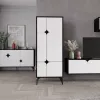 Dulap înalt Alb MLAND Spark Multipurpose Cabinet 151x60x35.6