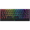 Gaming keyboard  RAZER BlackWidow V3 Mini, Mechanical, 65% Form Factor, Linear SW, Black Keycaps, Aluminum, Macro, RGB, 2.4 GHz+BT, EN, Black 