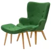 Fotoliu de birou  Waltz CU SUPORT PENTRU PICIOARE 670FB VERDE 