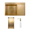 Chiuveta Inox, Auriu Sandonna HD7850  78 x 50