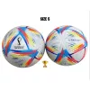 Minge fotbal №5, Alb, Multicolor Ballonstar TPE №5 WC2022 