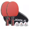 Racheta pentru tenis de masa 3 mingi, Rosu, Negru Joola Duo 54822 