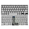 Tastatura  ASUS Vivobook 14 X409 A409 X412 A412 R423 R424 V4000 Y406  w/Backlit w/o frame "ENTER"-small ENG/RU Silver Original