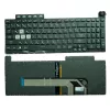Клавиатура  ASUS TUF Gaming FX506 FA506 FX706 FA706 series w/ series w/Backlit RGB w/o frame "ENTER"-small ENG/RU Black Original 
