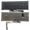 Tastatura  ACER Aspire A315-59 A315-59G A515-57 A515-57G A715-51G A715-76 w/o frame ENG/RU Black 
