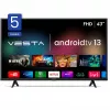 Televizor 43", Android TV, 1920 x 1080, Negru VESTA LD43L5005 FHD HDR DVB-T/T2/C/Ci+ AndroidTV 13
