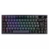 Gaming keyboard  ASUS ROG Azoth, Mechanical, 75% layout, ROG NX SW, PBT, RGB, Macro, OLED display, 2m, 2.4Ghz+BT+USB, EN/RU, Black.  