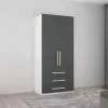 Dulap  MOBILDOR LUX Smart-Home cu polite si sertare 80x56x200H 