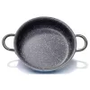 Сотейник 16x4 cm, 0.65 l, Gri, Albastru FISSMAN Mini chef 4236 