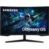 Monitor gaming Curved-VA, 2560x1440, 165Hz, FreeSync, 1msMPRT, 300cd, HDR10, DP+HDMI+USB Samsung 31.5" Odyssey S32CG55, Black 