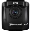 Camera auto 2560 x 1440 TRANSCEND DVR "DrivePro 250" [64GB microSD, 2K QHD 1440P/60 fps, 140°, F2.0, 2.4" LCD, Wi-Fi, Suction Mount] 