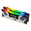 Модуль памяти  KINGSTON 32GB DDR5-7600MHz FURY Renegade RGB (Kit of 2x16GB) (KF576C38RSAK2-32), CL38-46-46, 1.45V, Black/Silver 
