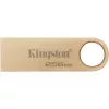 USB flash drive  KINGSTON 256GB USB3.2 Flash Drive DataTraveler SE9 G3 (DTSE9G3/256GB), Gold, Metal Case, Key Ring ( (R/W:220/100MB/s) 