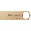 USB flash drive  KINGSTON 512GB USB3.2 Flash Drive DataTraveler SE9 G3 (DTSE9G3/512GB), Gold, Metal Case, Key Ring ( (R/W:220/100MB/s) 