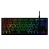 Игровая клавиатура  HyperX Alloy Origins Core PBT, Mechanical, TKL, Tactile SW, PBT keycaps, Aluminum, Onboard Memory, RGB, EN, 1.8m, USB, Black.  