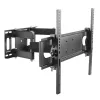 Настенное крепление  GEMBIRD "WM-70ST-01" Black 37"-70", 35kg VESA:up 600x400, Wall dist: 78~400mm, ±60°,-3/+3° 