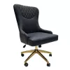Fotoliu Piele eco, plastic MP MC 210-1 negru Gazlift