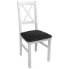 Scaun Alb, Negru MP Nilo 10 bialy 24B 