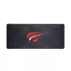 Коврик для мыши  Havit HV-MP861, 700 × 300 × 3mm, Cloth/Rubber, Anti-fray stitchin, Black/Red 