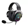 Игровые наушники  Havit H2002P 53mm driver, 20-20kHz, 64 Ohm, 98dB, v7.1, RGB, 2.1m, USB, Black. RGB-gaming headphone Specification Speake