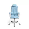 Офисное кресло Piele ecologica, Cusatura de designer DESIGN Kulik System Elegance Albastru deschis 