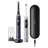Periuta de dinti electrica 10 500 RPM, 48 000 puls/min, Timer, Negru, Roz BRAUN Electric Toothbrush Oral-B iO 9 Duo 