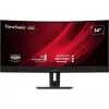 Monitor  VIEWSONIC 34.1" VA LED VG3456C Curved Black  4ms, 1000:1, 400cd, 21:9, 3440x1440, 178°/178°, HDMI x 2, DisplayPort, USB-C (Data, Power, Video), Speakers 2 x 5W, Curvature 1500R, Audio Line-out, Height Adjustment, VESA