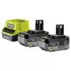 Набор аккумуляторов +incarcator 18V RYOBI/5133005092 RYOBI RC18120-240X  