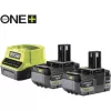 Set acumulatoare +incarcator 2x5.0 Ah RYOBI RC18120-250X 