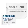 Карта памяти  Samsung EVO Plus 2024 "MB-MC128SA" 128GB MicroSD  UHS-I (U3)+SD adapter, Capacitate stocare: 128 GB, Clasa de viteză SD: Class 10 Viteza maximă de citire: 160 MB/s