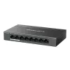 Коммутатор сетевой  MERCUSYS 8-port Gigabit PoE Switch, MS108GP 7x PoE ports, Auto Recovery, 65W Budget, Steel Case