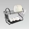 Uscator de vase 38x26.5x39 cm, Suprafata cromata Maestro Mr-1025-38 Black 