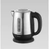 Электрочайник 1.2 l, 1630 W, Inox, Negru Maestro MR-027 