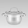Cratita cu capac 2.9 l, 18 cm, Inox Maestro Mr-3512-18 