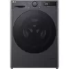 Стиральная машина с сушкой Standard, 10 kg, 1400 rpm, 12 programe, Negru LG F4DR510S2M A