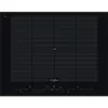 Встраиваемая индукционная варочная панель 7400 W, 4 arzatoare, Vitroceramica, Timer, Negru WHIRLPOOL SMO 658C/BT/IXL 