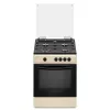 Aragaz 70 L, 60 cm, Bej/Negru BAUER TG 6640 BEBLCG 