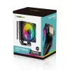 Кулер универсальный PWM, ARGB, 4x6mm, 47 Fins GAMEMAX Ice Force BK 