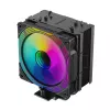 Cooler universal PWM, ARGB, 4x6mm, 47 Fins GAMEMAX Ice Force BK 