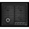 Варочная газовая панель 4 arzatoare, Email, Negru BAUER OM 640VT1CFMB 