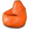 Bean Bag  AG Pară XXL MAX, Ecopiele, Oranj 